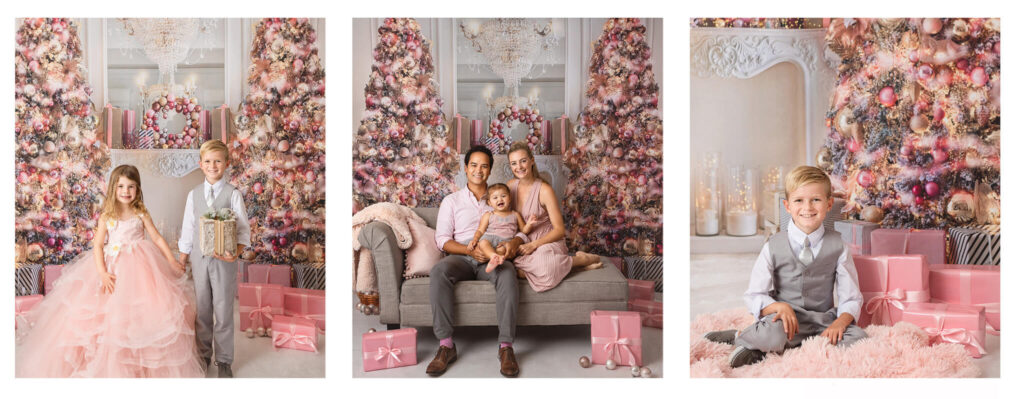 Christmas mini session with Elsie Rose Photography. 3 families having fun.